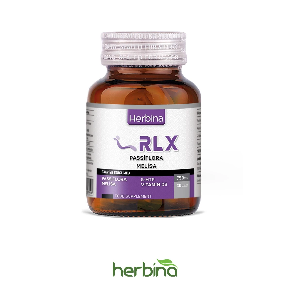 Herbina RLX PASSİFLORA SARI KANTARON MELİSA 30 TABLET