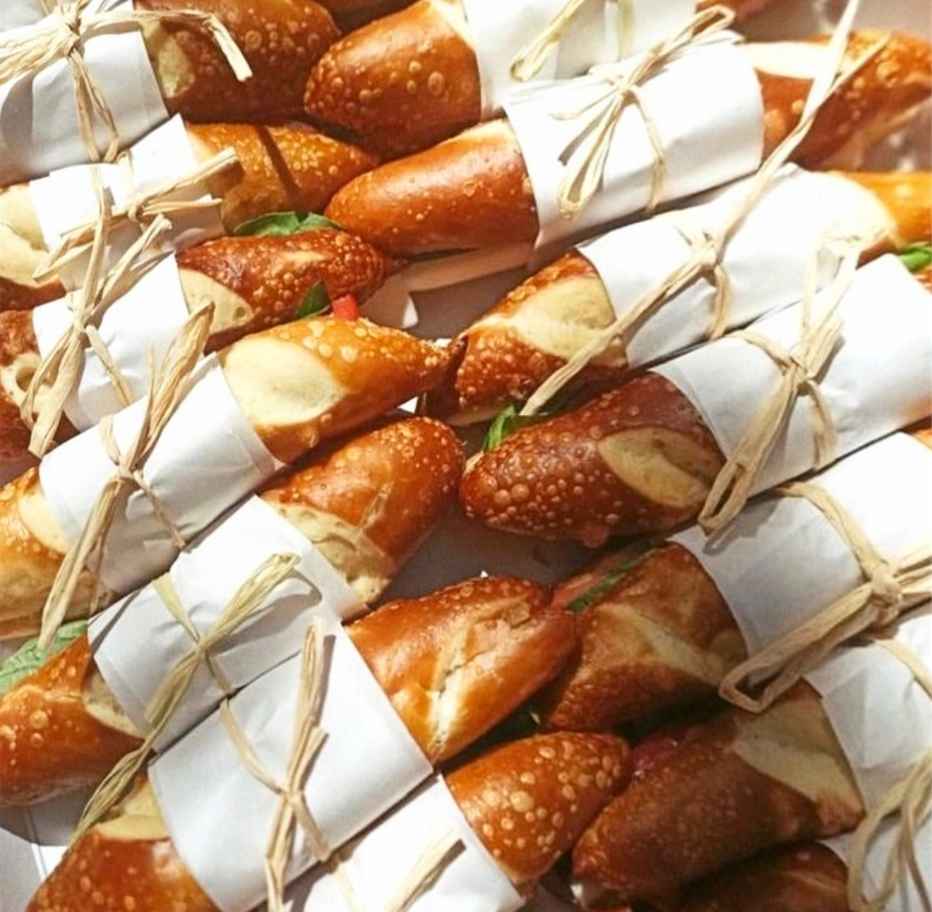 pretzel sandviç
